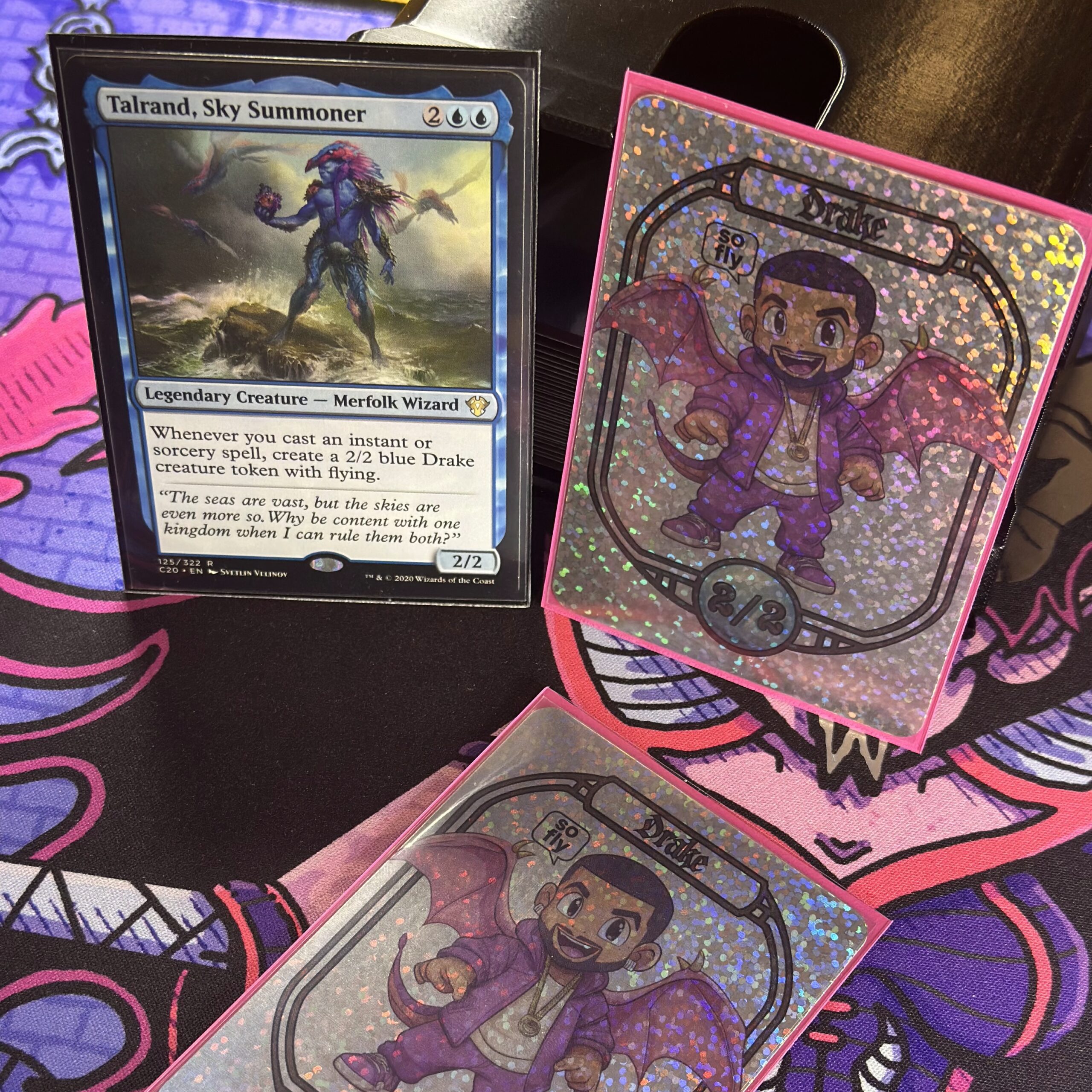 Custom Drake Token "HotlineBl!ng Foil" | 2er Set – Bild 2